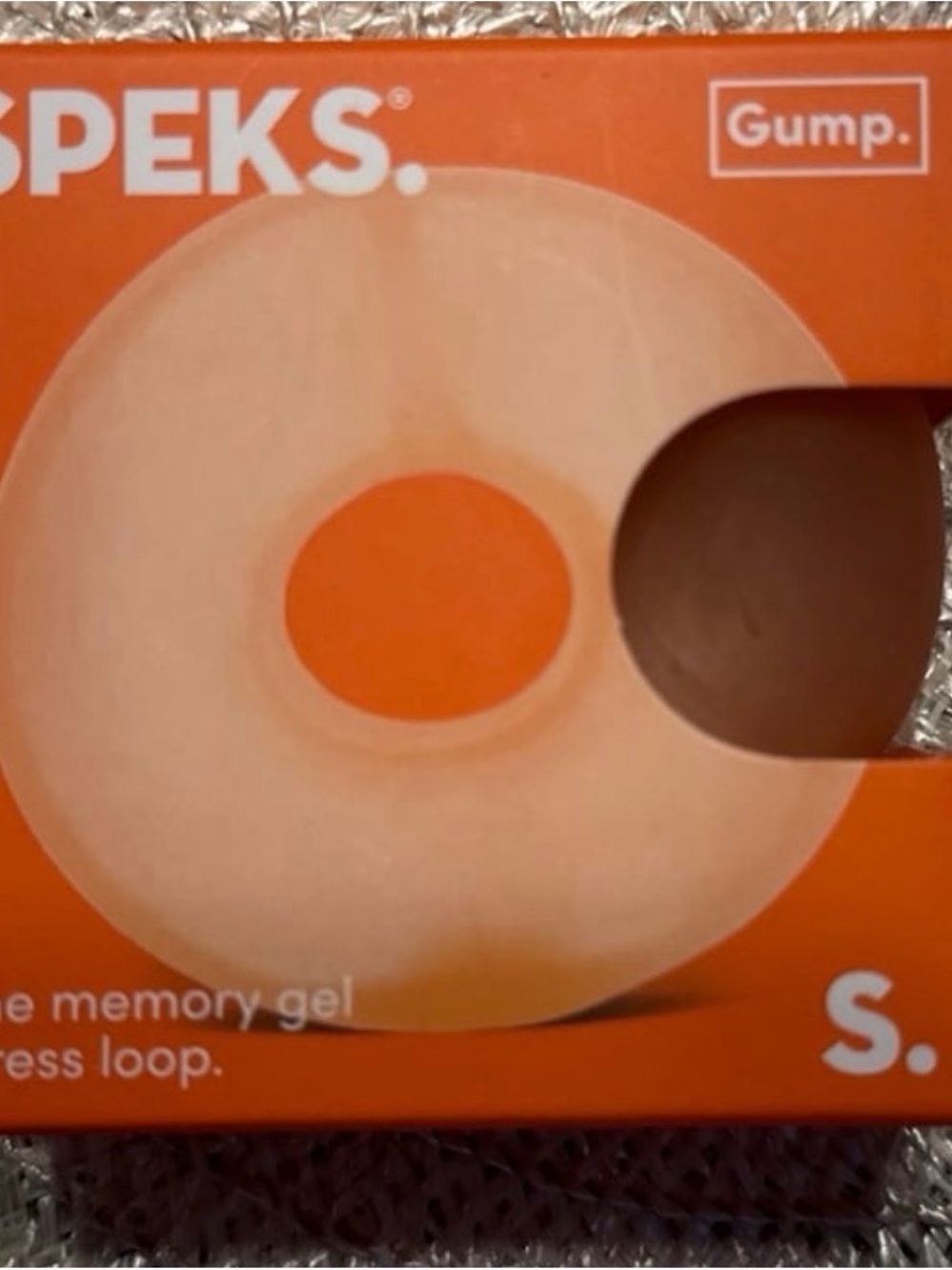 Gump Memory Gel Phone Ring Grip – Orange by SPEKS
